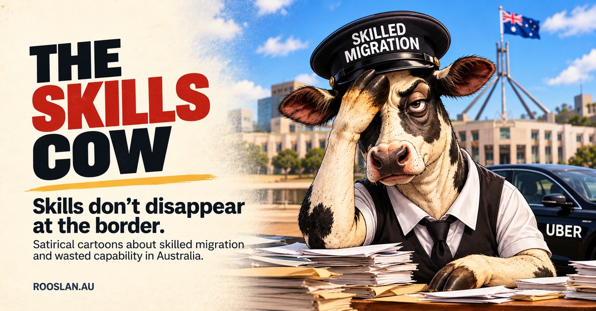 The Skills Cow. Skills don’t disappear at the border.